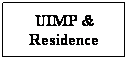 Cuadro de texto: UIMP & Residence
